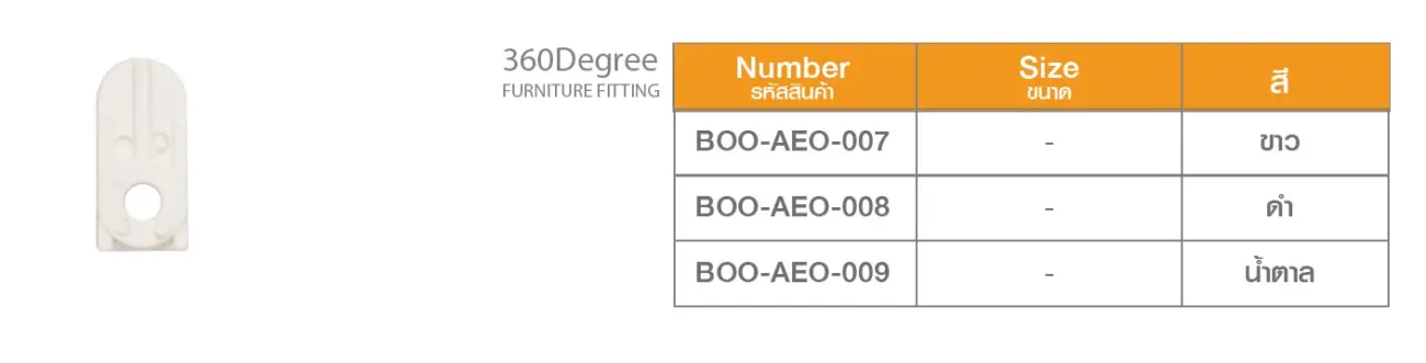 อะไหล่เฟอร์นิเจอร์ 360 องศาฟิตติ้งเฮ้าส์