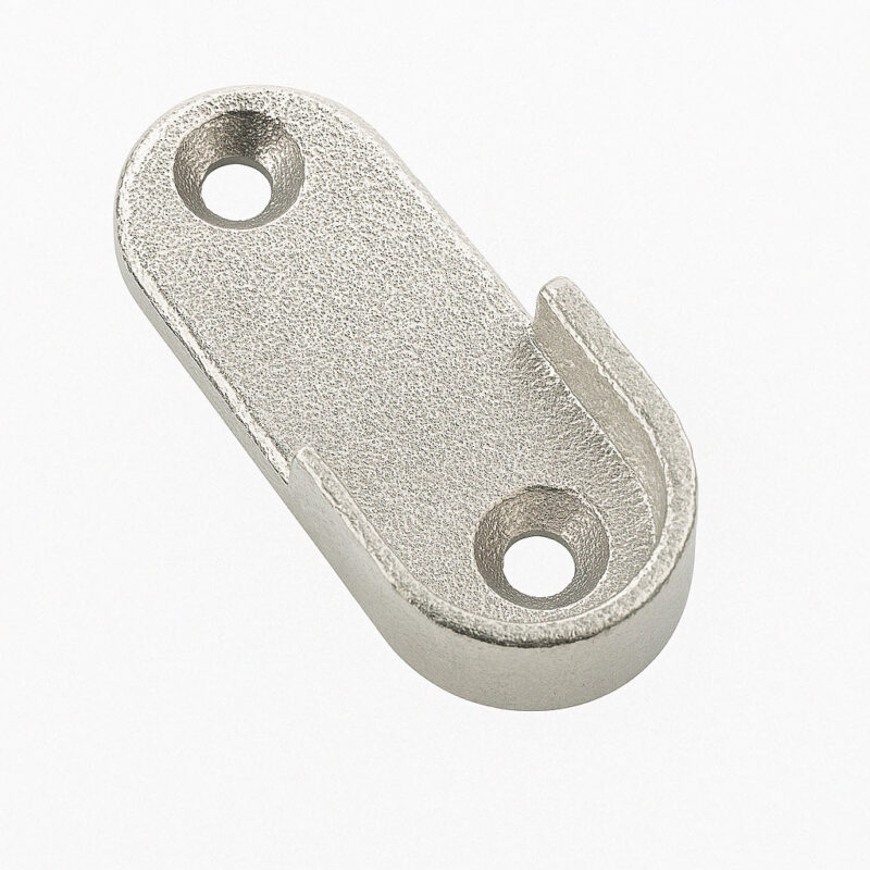 แป้นรับราวแขวนเสื้อ ตัวรับท่อรูปไข่ BOO-POO-00X